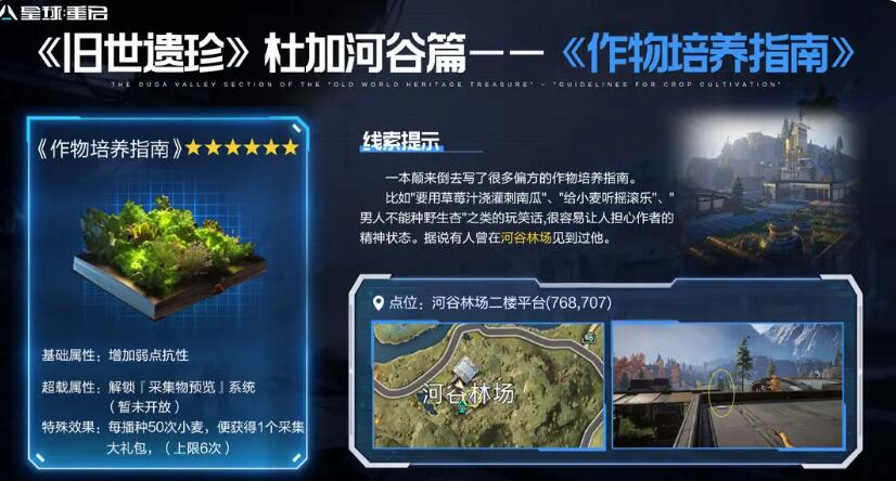 星球重启杜加河谷遗珍全收集攻略